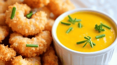 Air Fryer Coconut Shrimp with Tangy Mango Dipping Sauce A Tropical Appetizer Delight