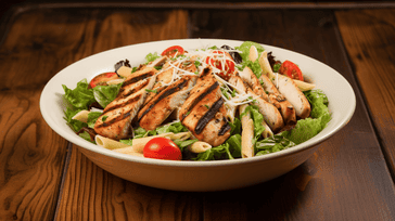 Caesar Pasta Salad with Grilled Chicken