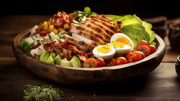 Cobb Salad with Grilled Chicken and Bacon