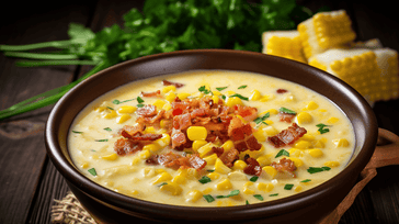 Corn Chowder with Bacon