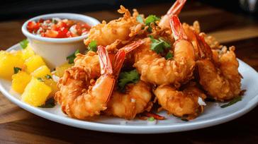 Crispy Coconut Shrimp with Pineapple Salsa