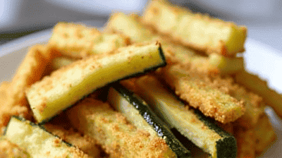 Crunchy Baked Zucchini Fries