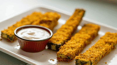 Crunchy Baked Zucchini Fries