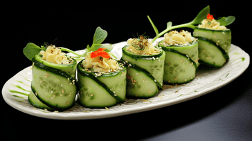 Cucumber Sushi Rolls