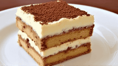 Easy Homemade Tiramisu Layers of CoffeeSoaked Ladyfingers  Mascarpone Cream