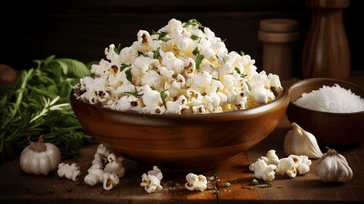 Garlic Parmesan Popcorn