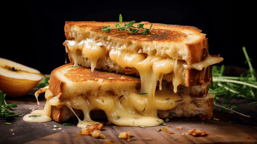 Gourmet Grilled Cheese with Gouda, Apple, and Caramelized Onion