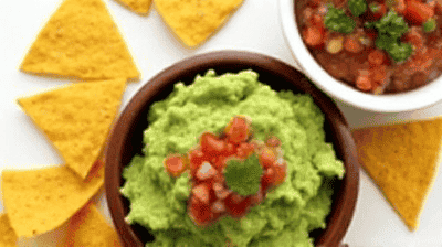 Guacamole and Salsa with Tortilla Chips