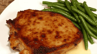 Honey Garlic Glazed Pork Chops
