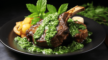 Lamb Chops with Mint Sauce