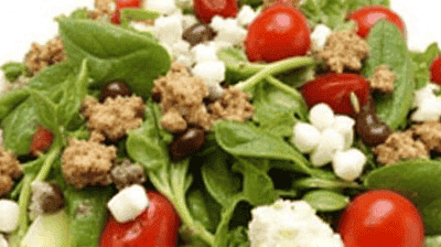 Mediterranean Chopped Salad with LemonOregano Vinaigrette  Feta