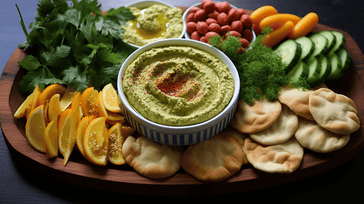 Mediterranean Hummus Platter