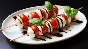 Mini Caprese Salad Skewers