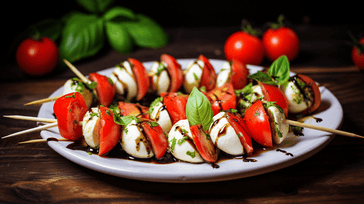 Mini Caprese Salad Skewers