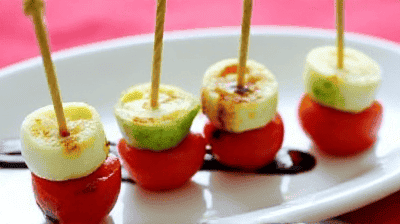 Mini Caprese Skewers with Balsamic Glaze A Fresh 10Minute Party Appetizer