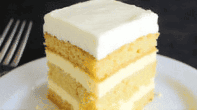 Moist Vanilla Cake with Buttercream Frosting