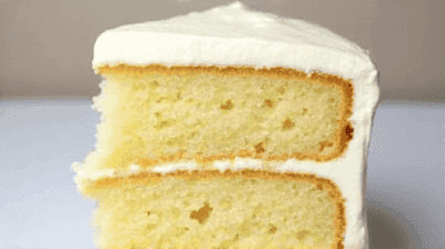 Moist Vanilla Cake with Buttercream Frosting