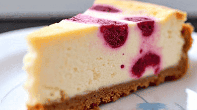 Raspberry Swirl Cheesecake