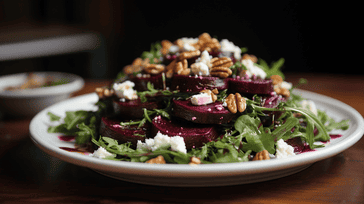 Roasted Beet and Goat Cheese Salad