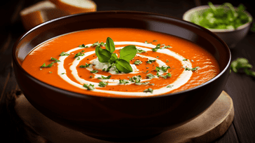 Roasted Red Pepper and Tomato Soup