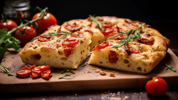 Savory Tomato and Herb Focaccia Bread