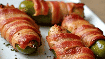 Smoky Bacon-Wrapped Jalapeno Poppers