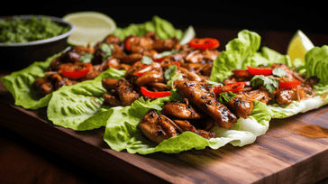Teriyaki Chicken Lettuce Wraps