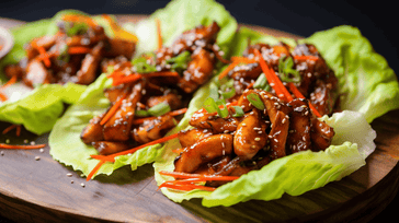 Teriyaki Chicken Lettuce Wraps