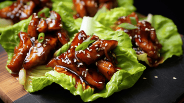 Teriyaki Chicken Lettuce Wraps