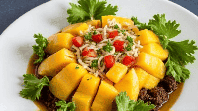 Thai Mango Salad with Lime Dressing