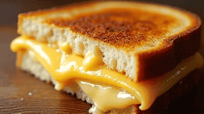 The Ultimate Grilled Cheese Sandwich 3 Cheese Blend Garlic Butter  Crispy Sourdough Perfection