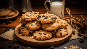 Wholesome Oatmeal Raisin Cookies